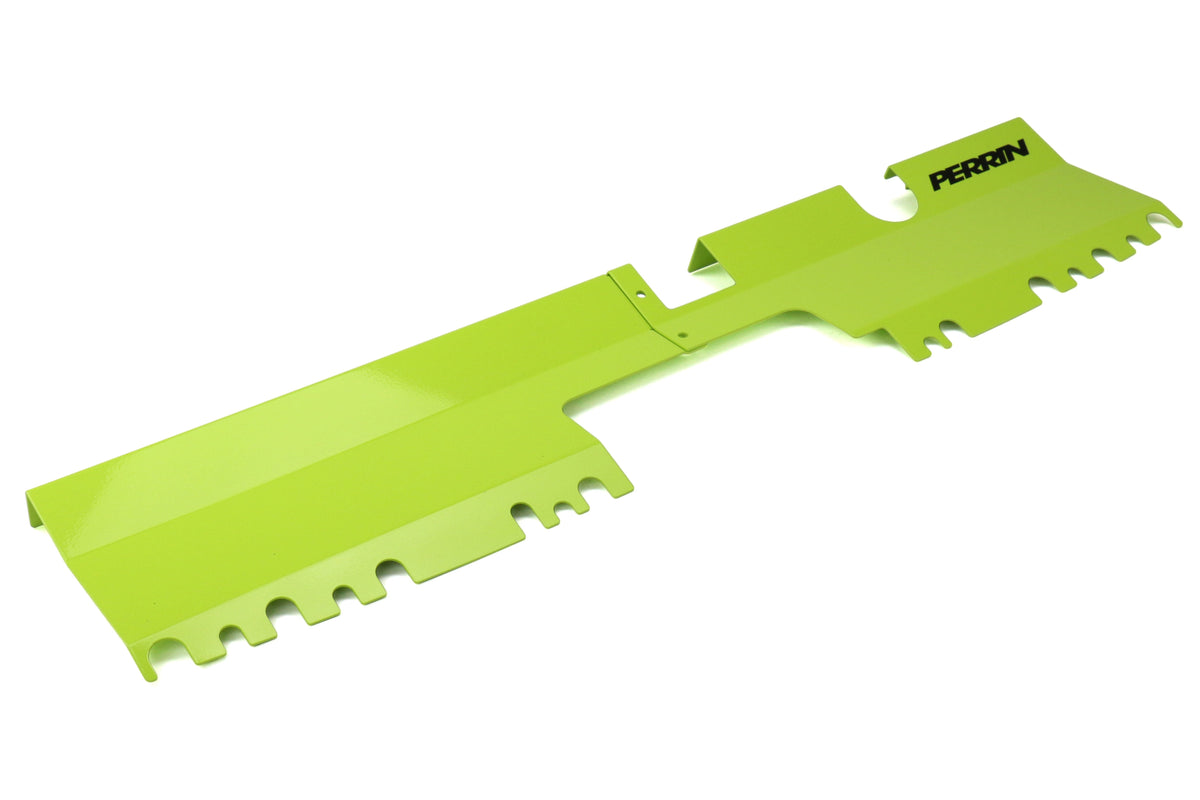 Perrin Radiator Shroud (Use With & Without OEM Intake Scoop) Neon Yellow - 2015-2021 Subaru WRX / STI