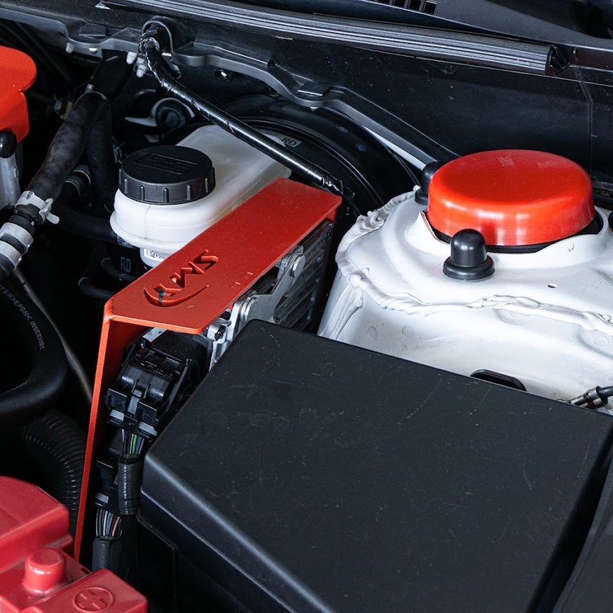 SMY Polyurethane Strut Tower Covers - Red - 2022-2026 Subaru WRX