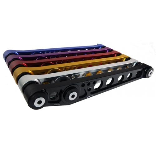 BLOX Racing Rear Lower Control Arms - Red - 2008-2026 Subaru WRX / STI / 2013-2016 Scion FR-S / 2013-2021 Subaru BRZ / 2017-2020 Toyota 86