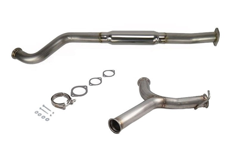 ETS Resonated Stainless Steel Axle Back Mid-Pipe - 2015-2018 Subaru STI