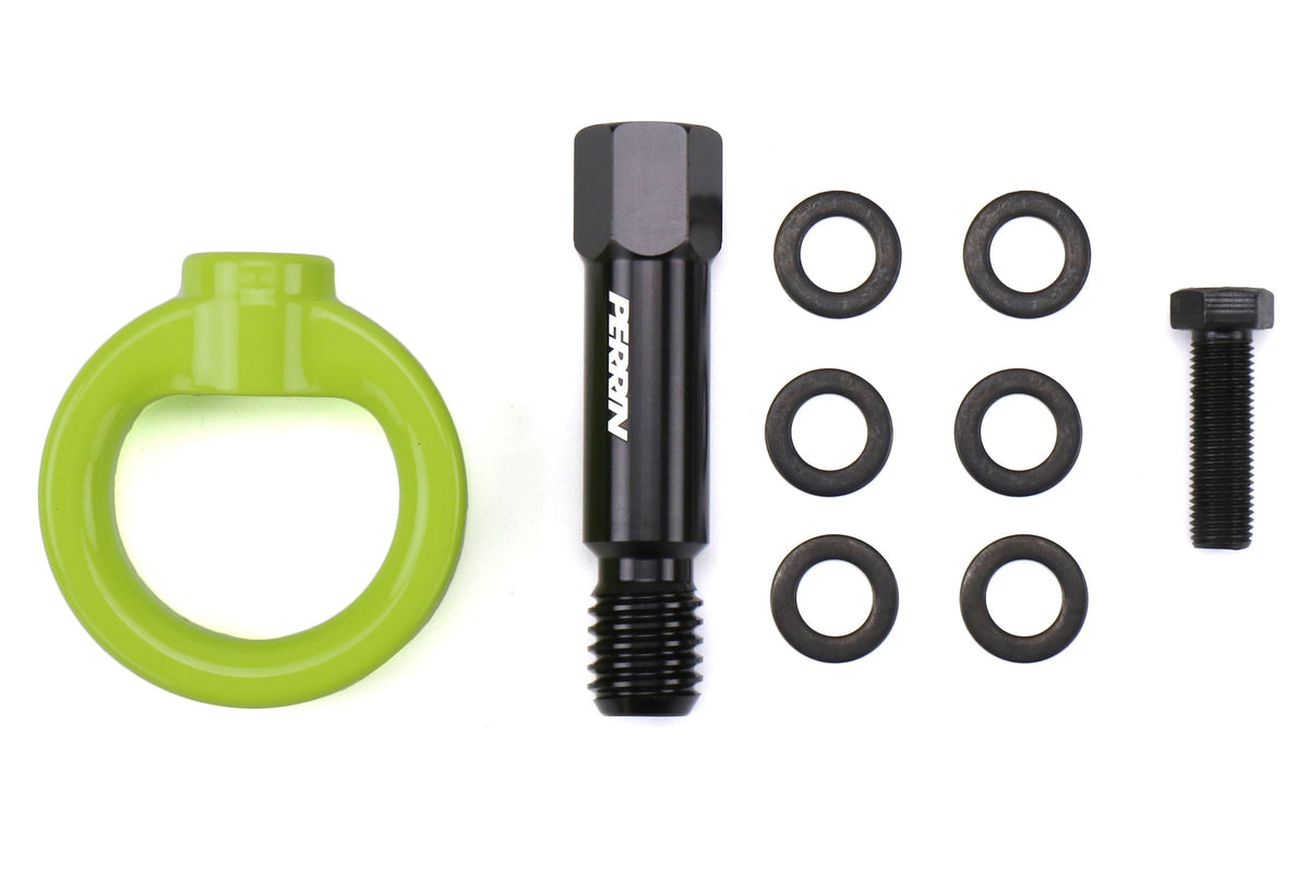 PERRIN Front Tow Hook Kit (Neon Yellow) - 2020-2024 Toyota GR Supra