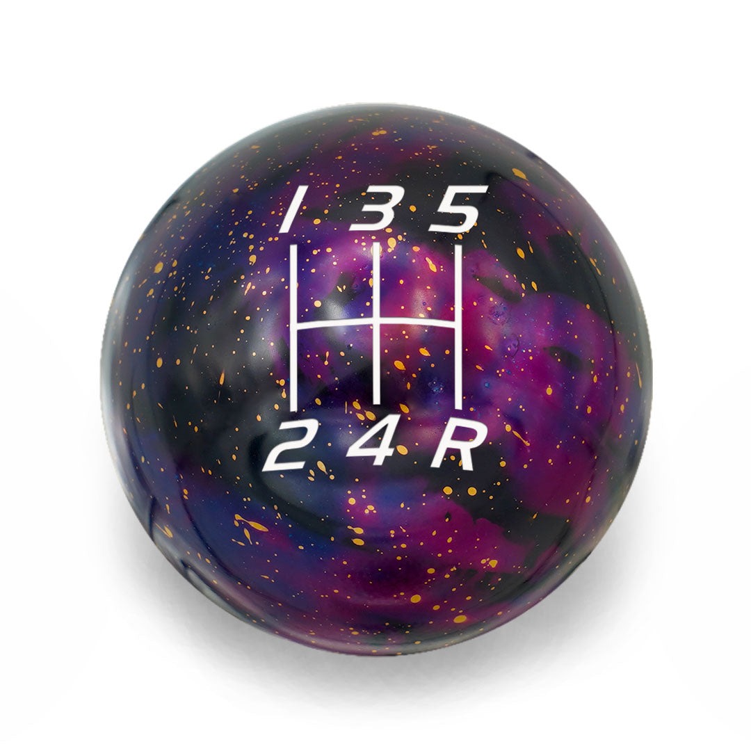 Billetworkz Cosmic Space Shift Knob - 5 Speed Velocity Engraving - Subaru WRX