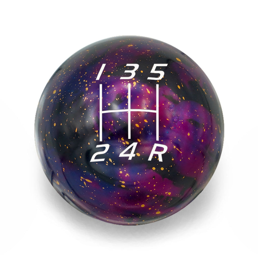 Billetworkz Cosmic Space Shift Knob - 5 Speed Velocity Engraving - Subaru WRX