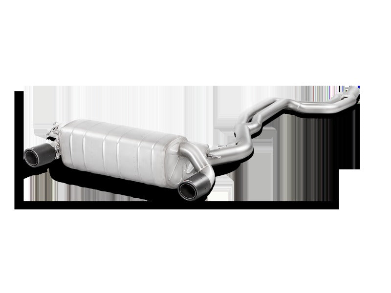 Akrapovic Evolution Line Cat Back Stainless Steel with Carbon Tips (Req. Link Pipe) for 2016-2017 BMW M240i (F22 F23) - MTP-BM/SS/4H