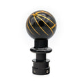 Billetworkz Automatic Shifter - Black w/ Gold Splash - Fits Subaru CVT: Forester (2019-2024)