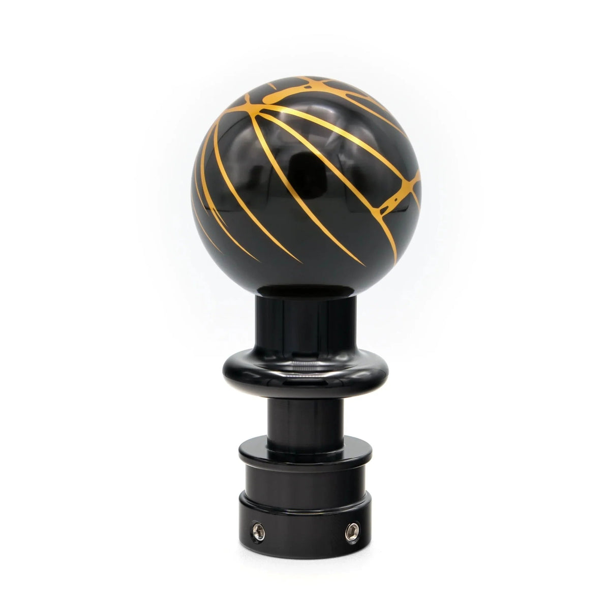 Billetworkz Automatic Shifter - Black w/ Gold Splash - Fits Subaru CVT: Forester (2019-2024)