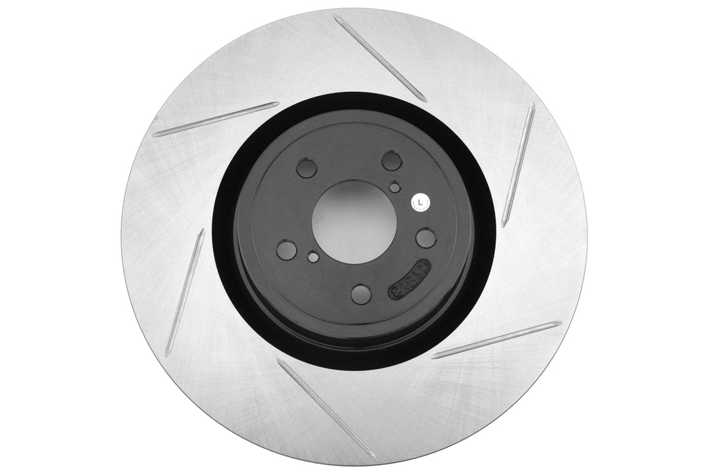 Stoptech Slotted Front Left Rotor Single - 2004 Subaru STI