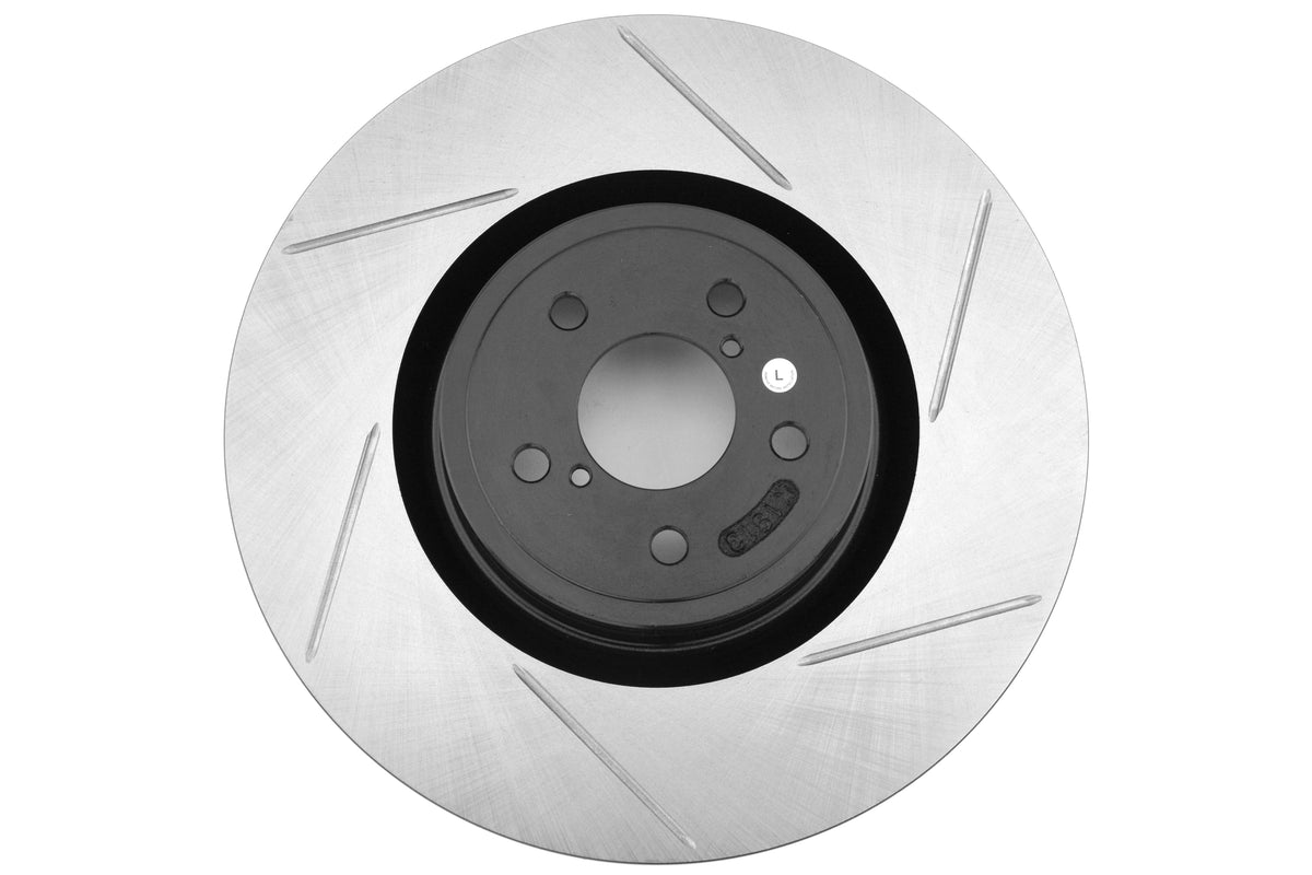 Stoptech Slotted Front Left Rotor Single - 2004 Subaru STI