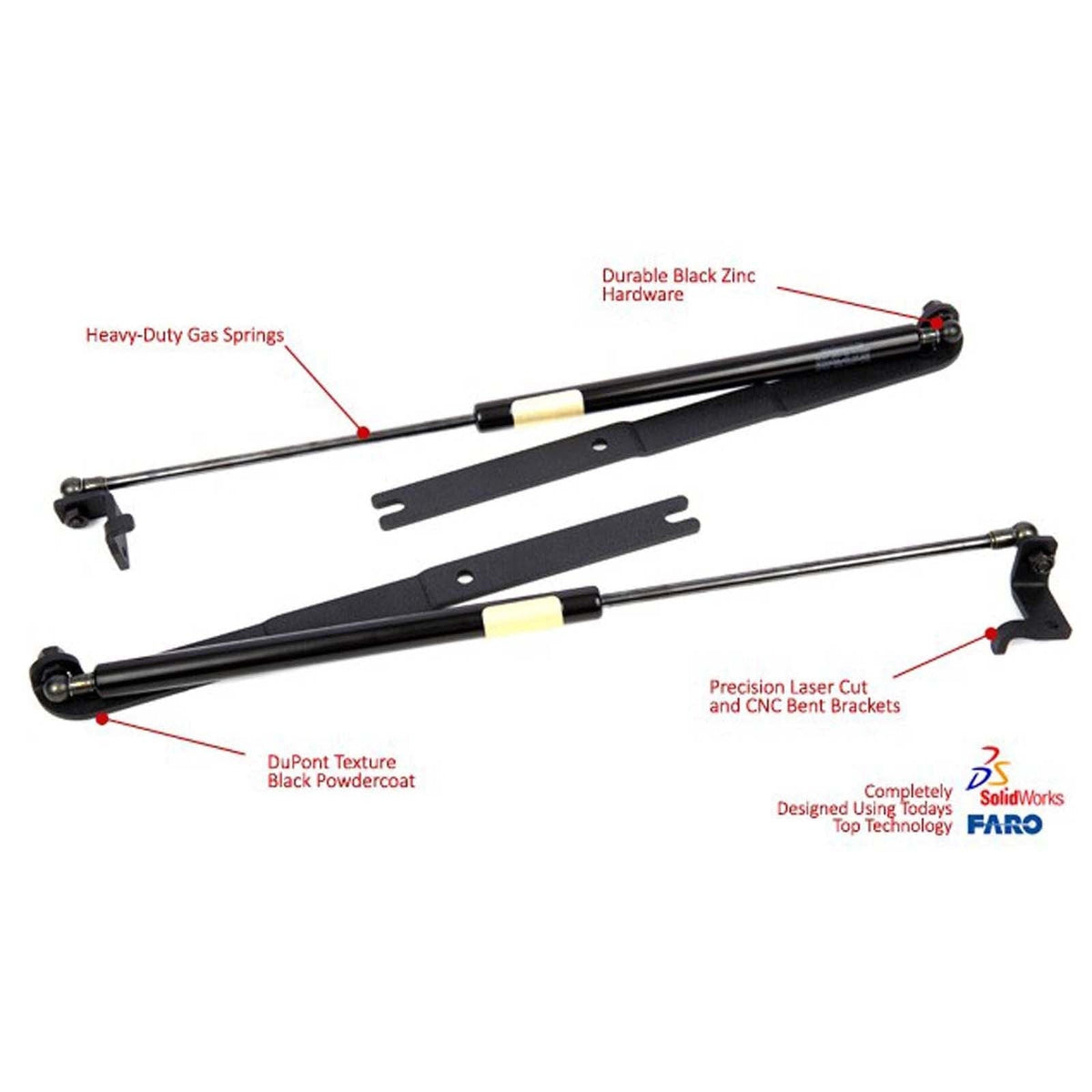 GrimmSpeed Hood Struts - 2013-2021 Scion FR-S / Subaru BRZ / Toyota 86