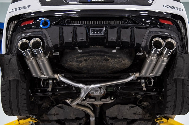 cp-e Austenite Axle Back Exhaust w/ Titan Tips - 2015-2021 Subaru WRX / STI