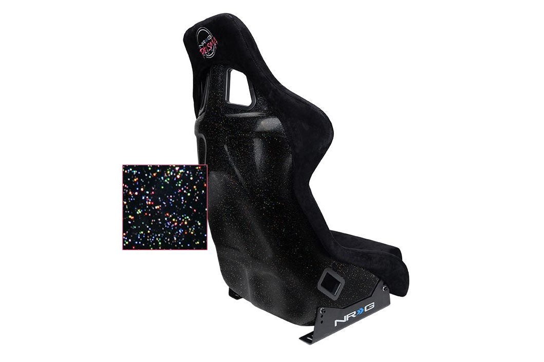 NRG Innovations FRP PRISMA Large Competition Seat Vegan Alcantara Black - Universal