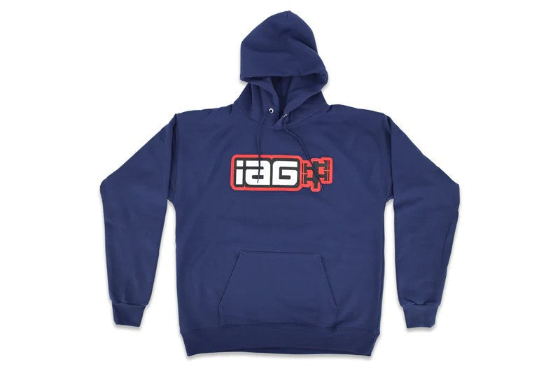 IAG Boxer Logo Hoodie (Navy) - Small
