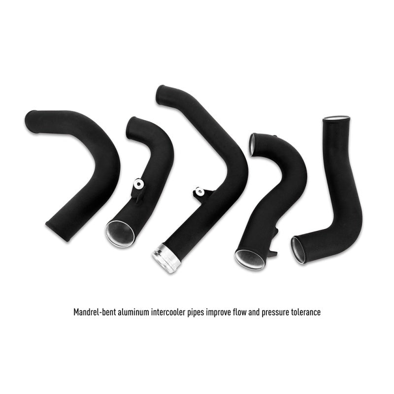 Mishimoto Front Mount Intercooler Kit - Silver Core / MWBK Pipes - 2022-2026 Subaru WRX