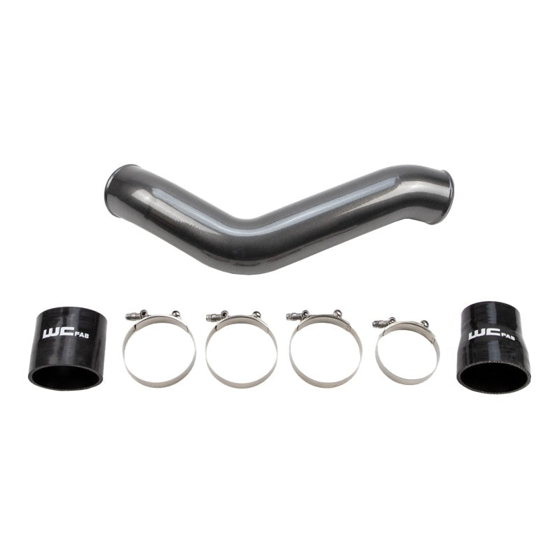 Wehrli 19-24 Cummins 6.7L Driver Side 3.5in Intercooler Pipe - Semi-Gloss Black