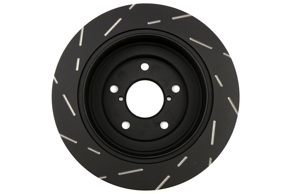 EBC Brakes USR Series Sport Slotted Rear Brake Rotors - 2002-2007 Subaru WRX