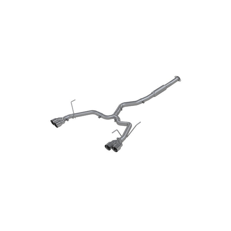 MBRP Race 3in Quad Tip Cat Back Exhaust - 2015-2021 Subaru WRX / STI