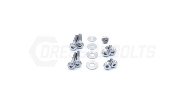 Fast Turn Fittings Titanium Hardware Intercooler Kit for EJ257 Engine (Polished) - 2015-2021 Subaru STI