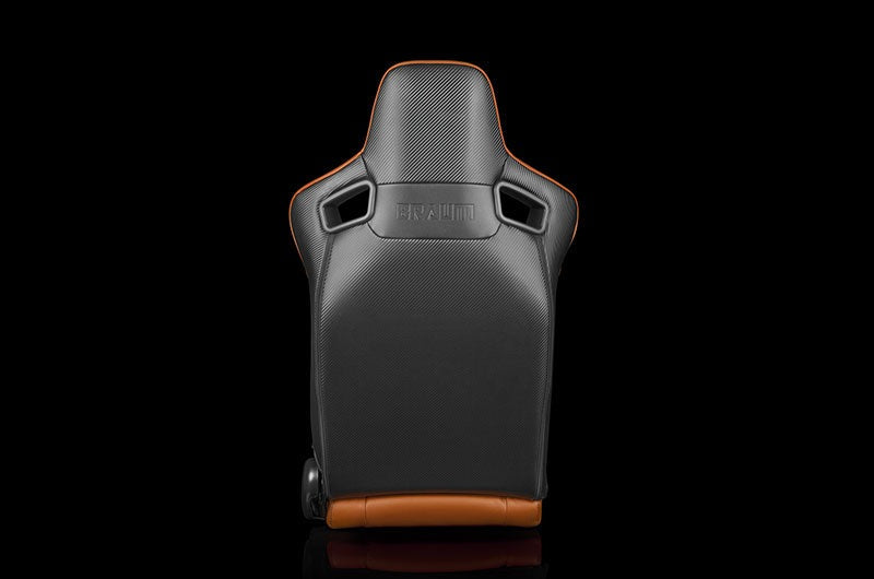 Braum Elite Series Sport Seats - British Tan Leatherette Pair - Universal