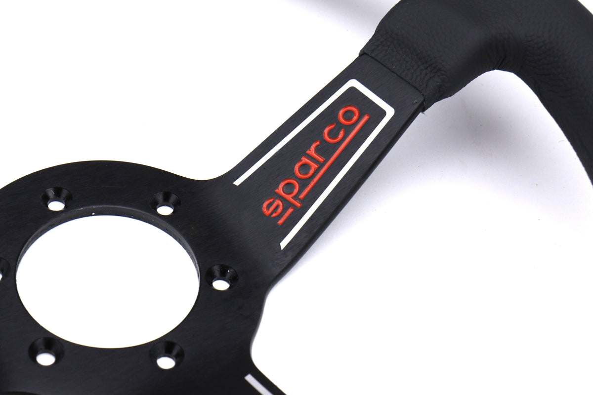 Sparco L575 Steering Wheel Leather Black - Universal