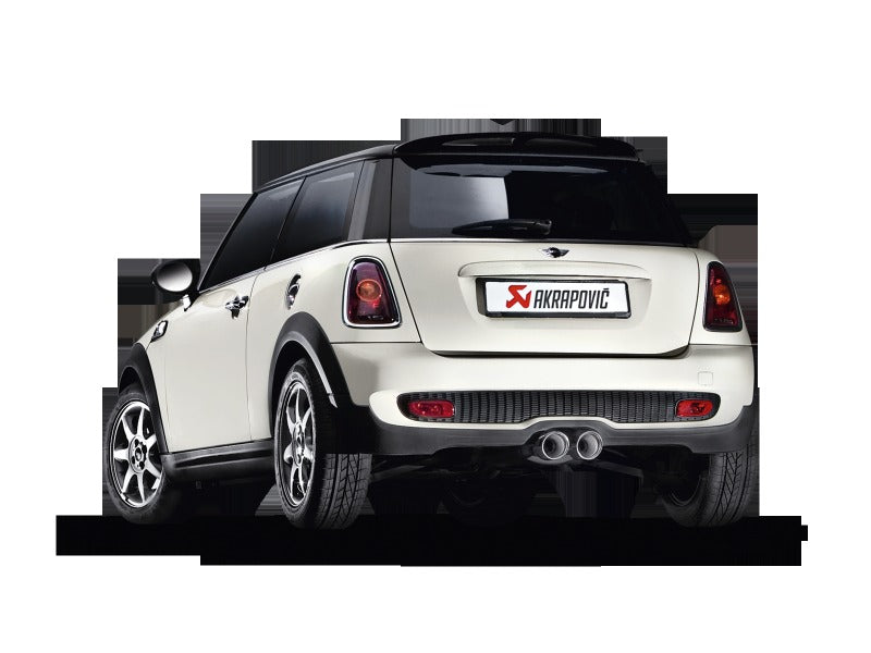 Akrapovic Evolution Line Cat Back Stainless Steel (Requires Tips) for 2007-2014 MINI Cooper S (R56) / Cooper S Cabrio (R57) - ME-MIN/TI/1H