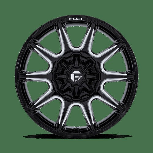 D880 22X12 5X5/5.5 G-BLK MILL -44MM
