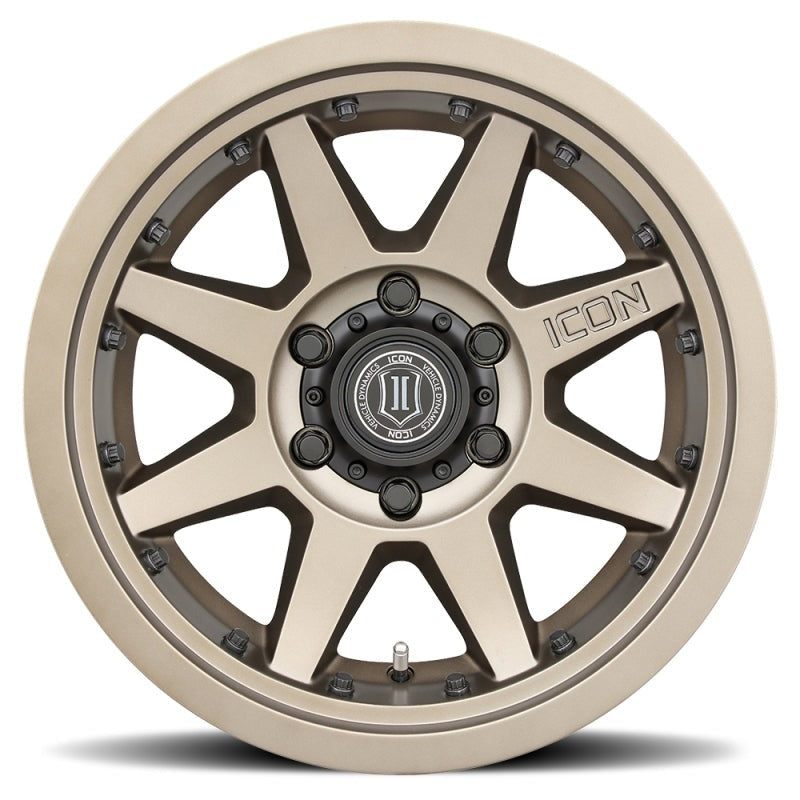 ICON Alloys Rebound Pro 17x8.5 5x5.5 0mm 4.75" Backspacing Bronze Wheel - 21817858547LBBR