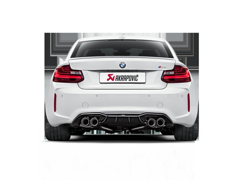Akrapovic Evolution Line Cat Back Titanium with Carbon Tips for 2016-2017 BMW M2 F87 (Excl M2 Competition) - ME-BM/T/8H
