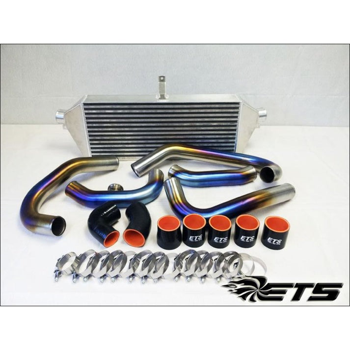 ETS Burned Titanium Front Mount Intercooler Piping Kit - 2004-2007 Subaru WRX / STI