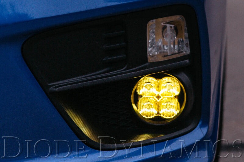 Diode Dynamics SS3 Max Type A Fog Light Kit ABL - Yellow SAE - Universal