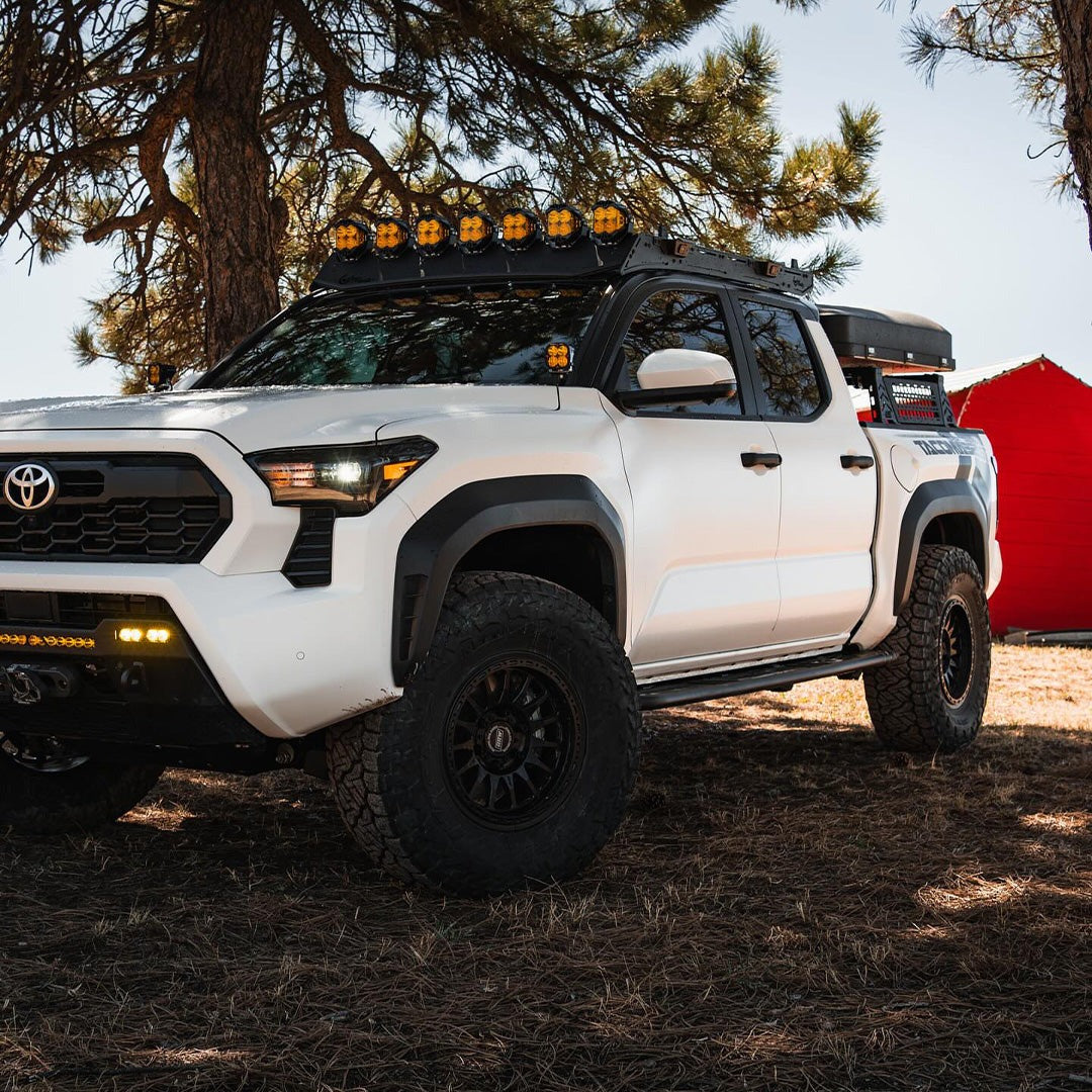 CBI Toyota Tacoma 4th Gen Overland Bolt-On Rock Sliders l Long Bed l 2024