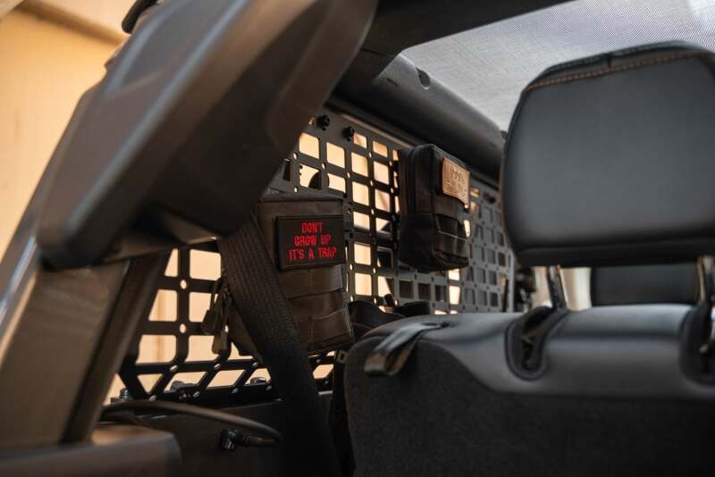 DV8 21-24 Ford Bronco 2-Door Rear Window Pocket Molle Panels