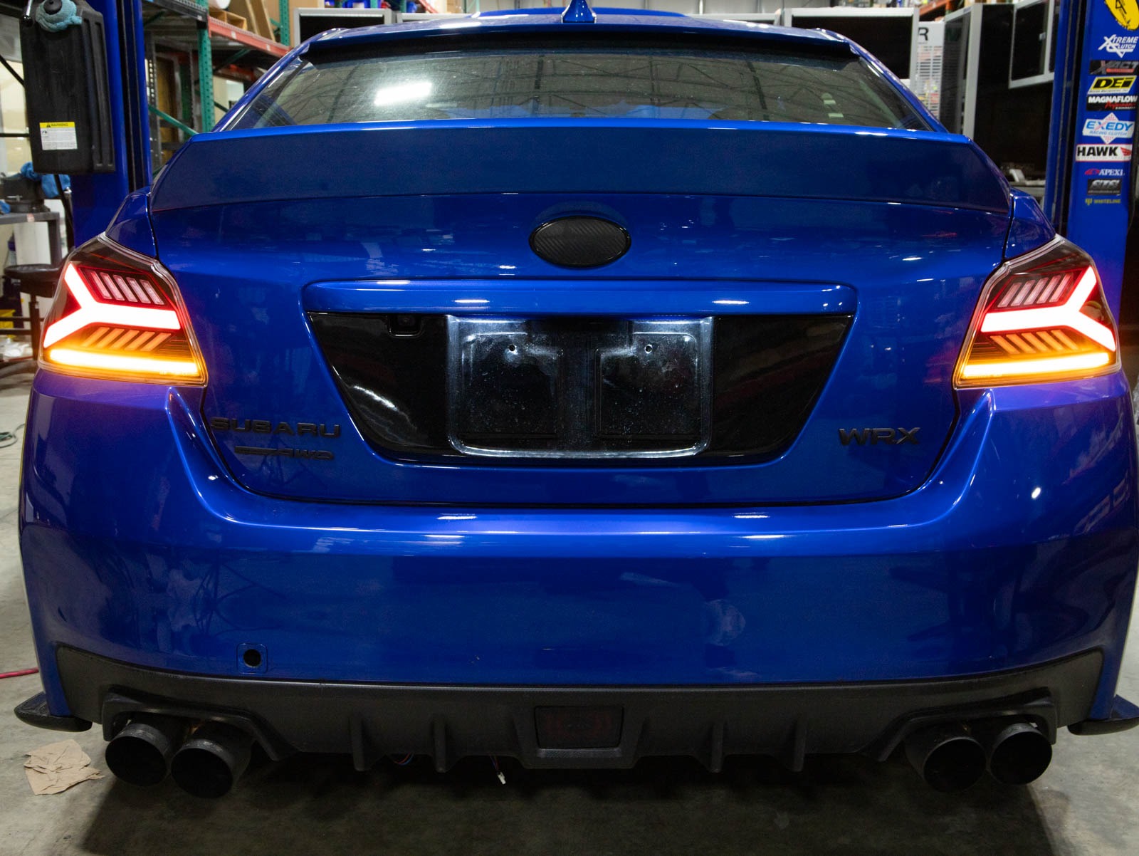 OLM Y-Spec LED Taillights (Clear Lens Red Optic) - 2015-2021 WRX / STI