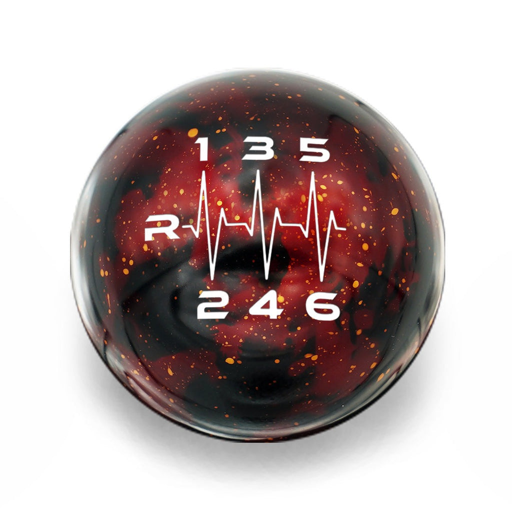 Billetworkz Cosmic Space Shift Knob - 6 Speed Heartbeat Engraving - BRZ / GR86 2022+