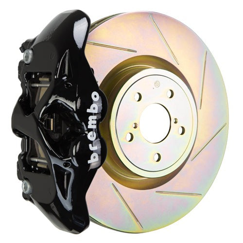 Brembo GT Systems Monobloc 4 Piston 326mm Slotted Black - Subaru Models (inc. 2002-2014 WRX)