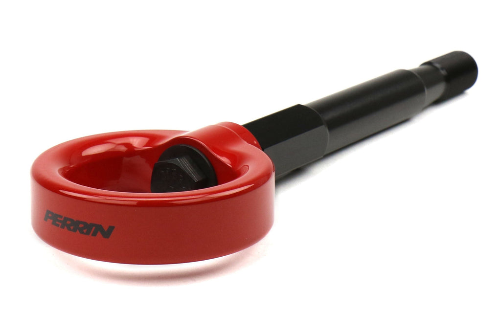 PERRIN Tow Hook Kit Rear Red - 2008-2014 Subaru WRX / STI Hatchback