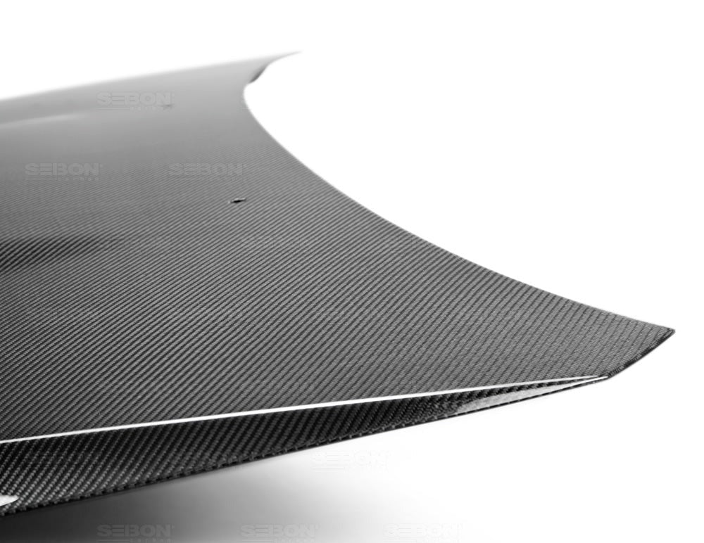 Seibon Carbon Fiber OE Style Hood - 2008-2014 Subaru WRX / STI