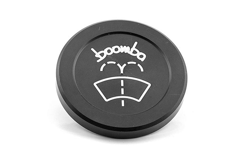 Boomba Racing Windshield Washer Cap Black - 2015-2021 Subaru WRX