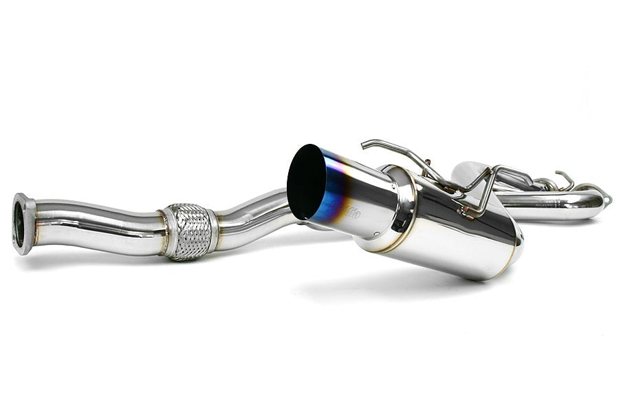 Invidia N1 Single Exit Cat Back Exhaust - Titanium Tip - 2008-2014 Subaru WRX Hatchback
