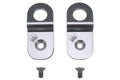TurboXS Silver Radiator Stays - 2015-2021 Subaru WRX / STI