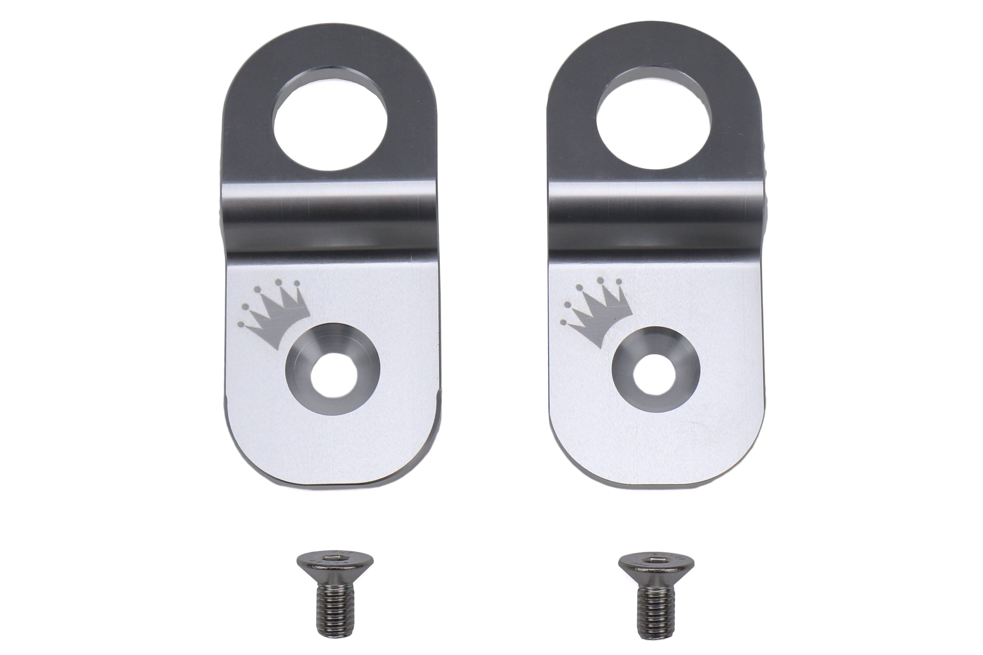 TurboXS Silver Radiator Stays - 2015-2021 Subaru WRX / STI