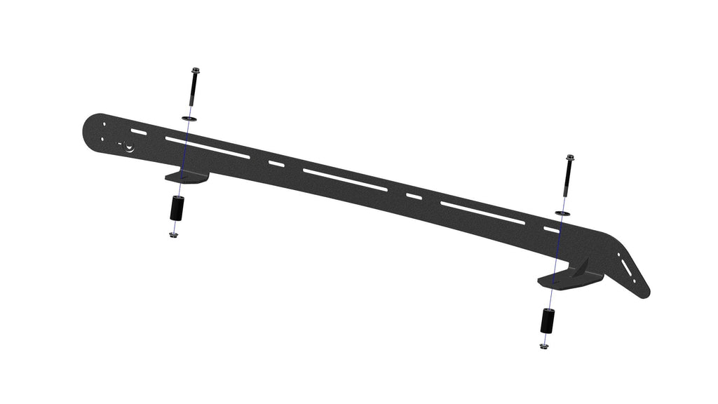 Kawasaki Teryx KRX Plastic Roof 2020-2021 Roof Rack Cutout for 40 Inch Light Bar Prinsu
