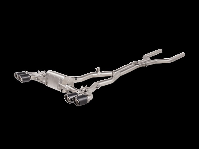 Akrapovic Evolution Line Cat Back Titanium with Carbon Tips for 2021 BMW M8/M8 Competition (F93) - S-BM/T/25
