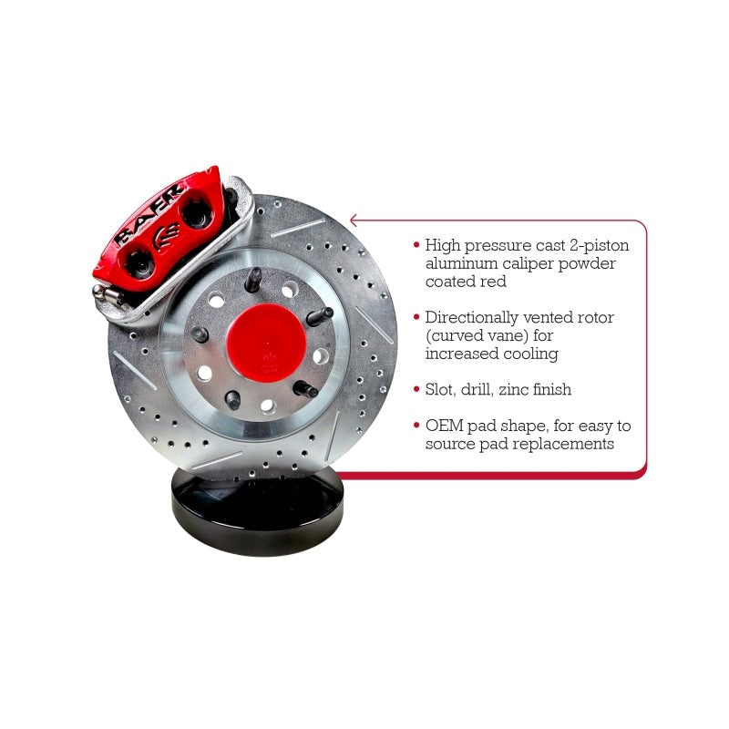 Baer Brakes Applications Using Mustang II Spindles 13in Classic Series Front Brake Kit