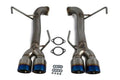 ETS Axle-Back Exhaust System No Muffler Blue Tips - 2022-2024 Subaru WRX