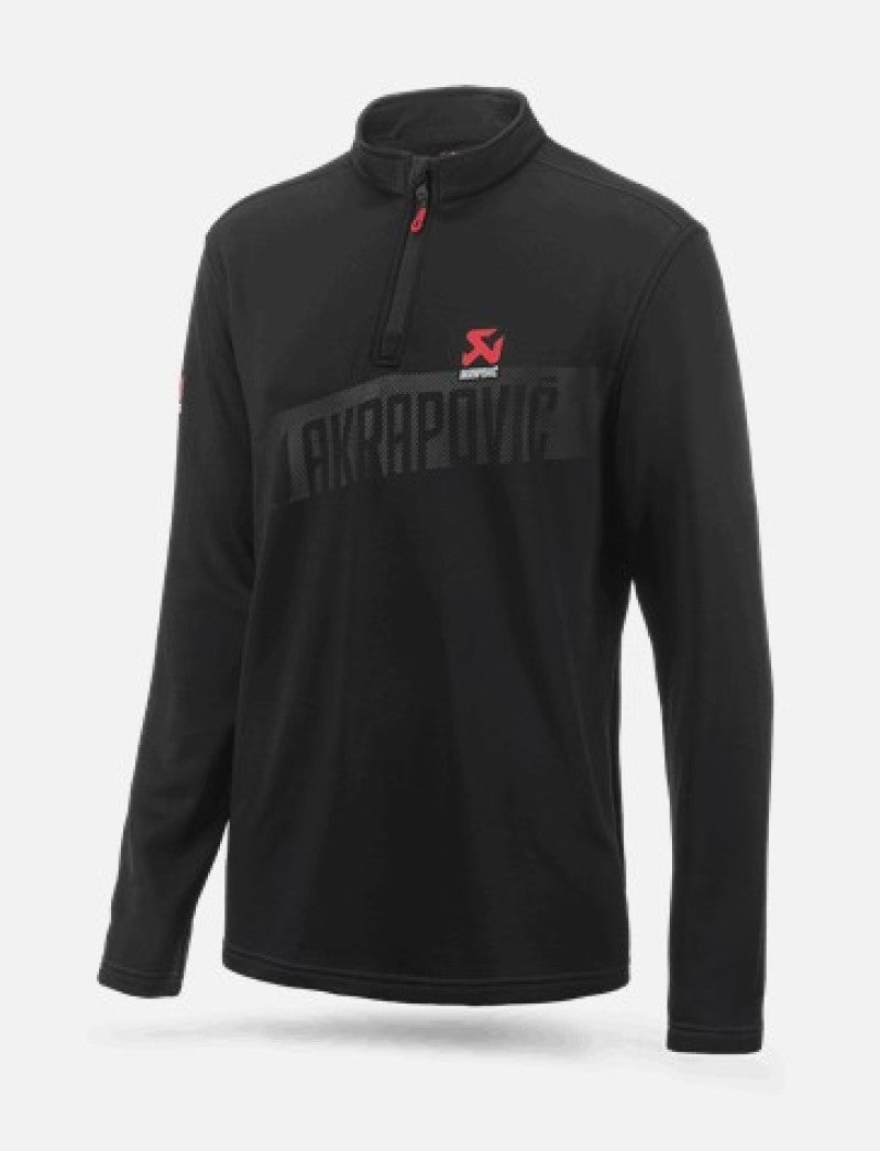 Akrapovic Mens Corpo Turtleneck Zip Black - Medium - 802210