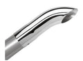 Borla Universal Polished Tip Single Round Turndown/Turnout (inlet 2 1/2in. Outlet 2 1/2in) *NO Retur