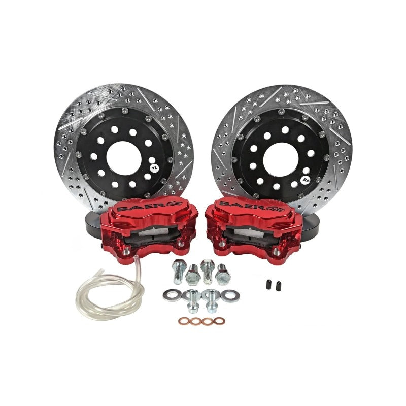 Baer Brakes 15-23 Ford Mustang Excl. GT350 11.625in SS4+ Deep Stage Rear SDZ Brake Kit - Fire Red