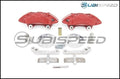 Red Brembo 4 Piston Calipers