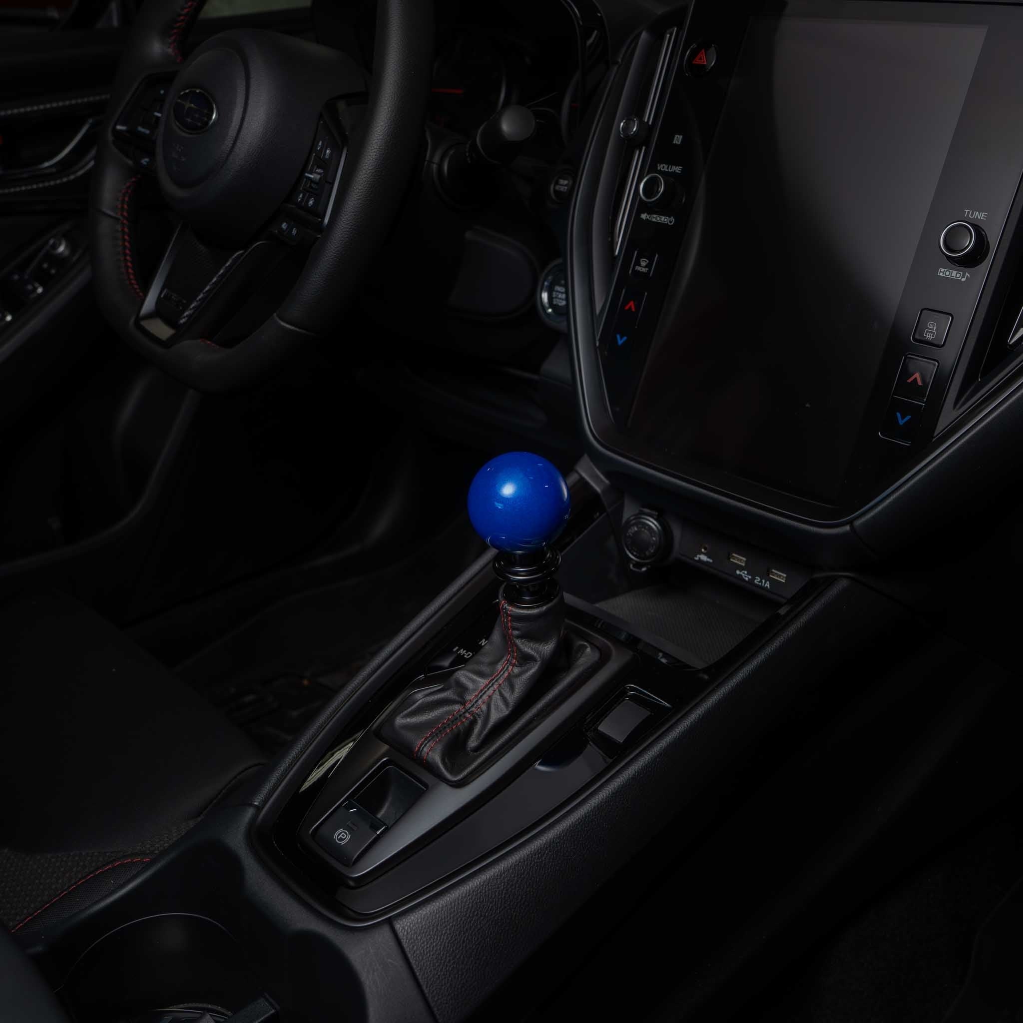 Billetworkz Automatic Shifter - Candy Blue - Fits Subaru CVT: WRX (2022+), Crosstrek (2024+), Forester (2025+), Impreza (2024+), Legacy/Outback (2015+)