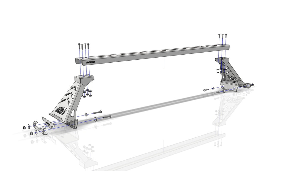 Ford Ranger Overland Bed Bars 19-21 Ranger CBI Offroad